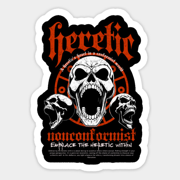 Heretic Skull Magnet by Designed By Marty