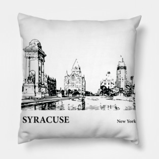 Syracuse New York Pillow