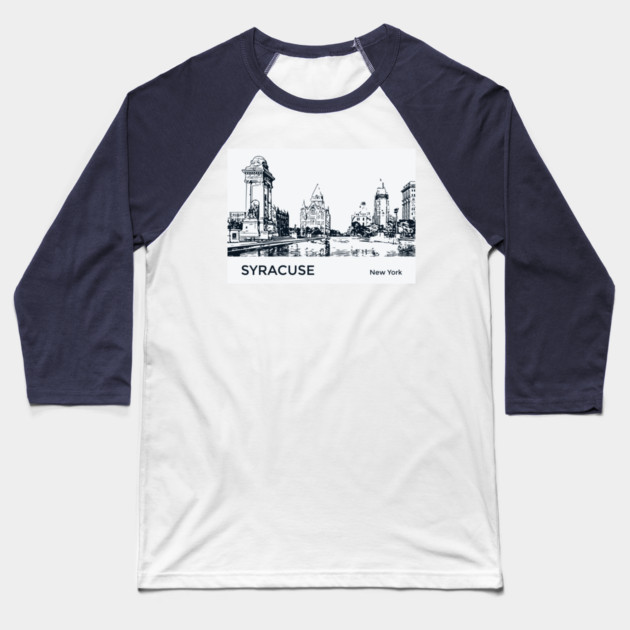 Syracuse New York Baseball T-Shirt by Lakeric