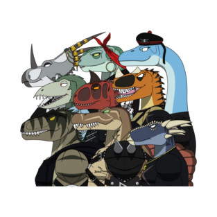 FOSSIL FEROCITY - THE BAND BUST T-Shirt