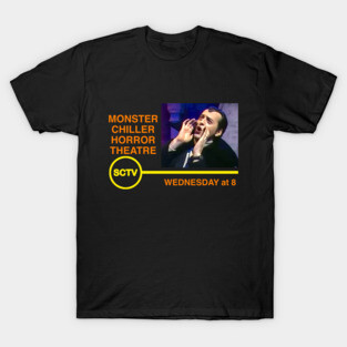 Monster Chiller Horror Theatre SCTV Count Floyd T-Shirt
