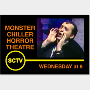 Monster Chiller Horror Theatre SCTV Count Floyd Posters and Art
