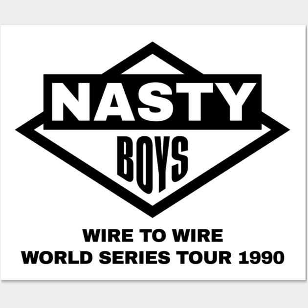 Nasty Boys World Tour 1990 (Alt) Print
