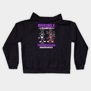Fibromyalgia Awareness, Invisible Illness, Fibromyalgia Survivor, Fibromyalgia Warrior, Fibromyalgia Support Kids Hoodie