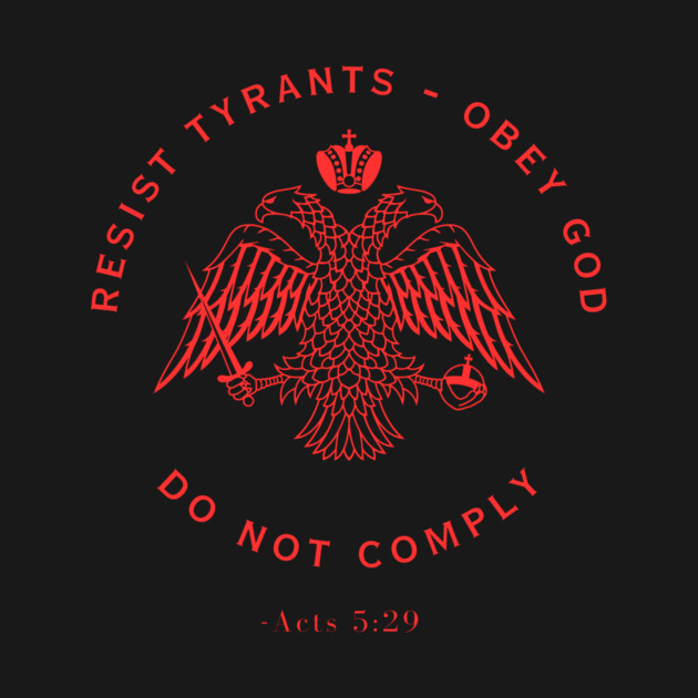 Eastern Orthodox Christian Do Not Comply by QuirkyQuest Creations