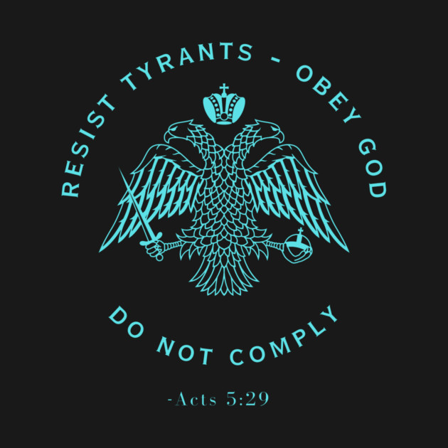 Eastern Orthodox Christian Do Not Comply by QuirkyQuest Creations