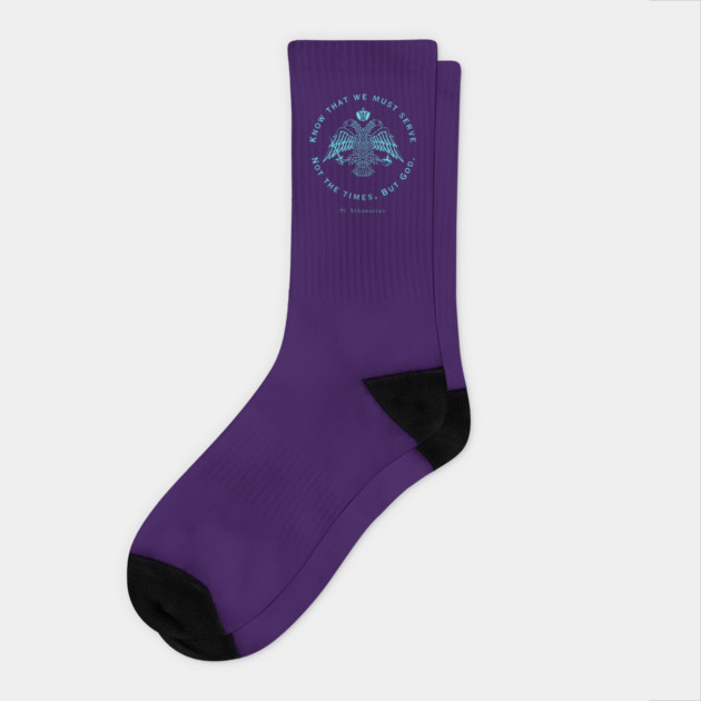 Eastern Orthodox Christian Do Not Comply Socks by QuirkyQuest Creations