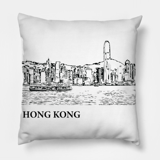 Hong Kong Pillow by Lakeric