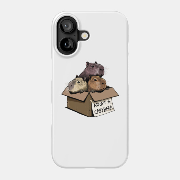 Adopt a Capybara Phone Case by GoshWow®
