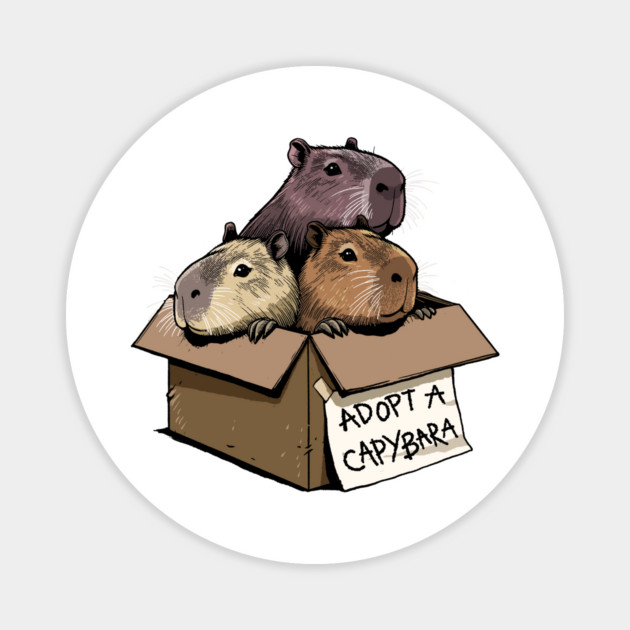 Adopt a Capybara Magnet by GoshWow®