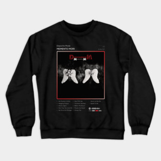 Depeche Mode - Memento Mori Tracklist Album Crewneck Sweatshirt