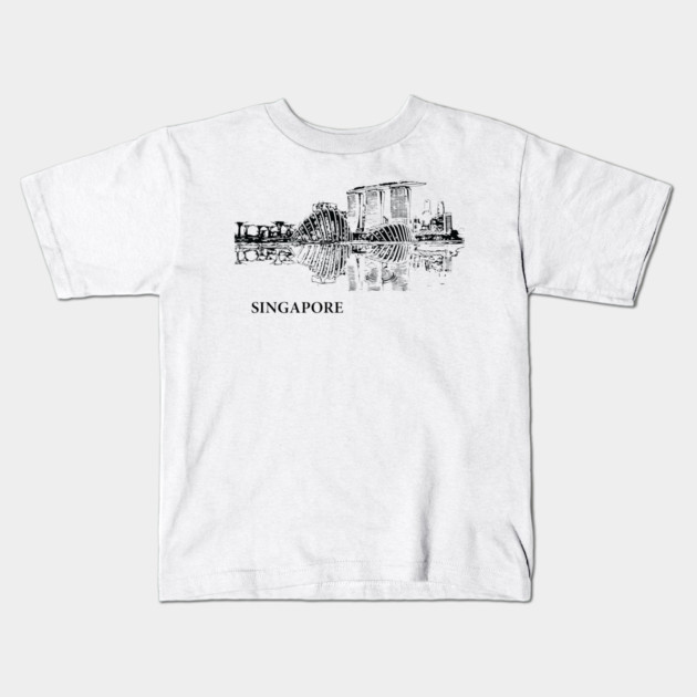 Singapore Kids T-Shirt by Lakeric