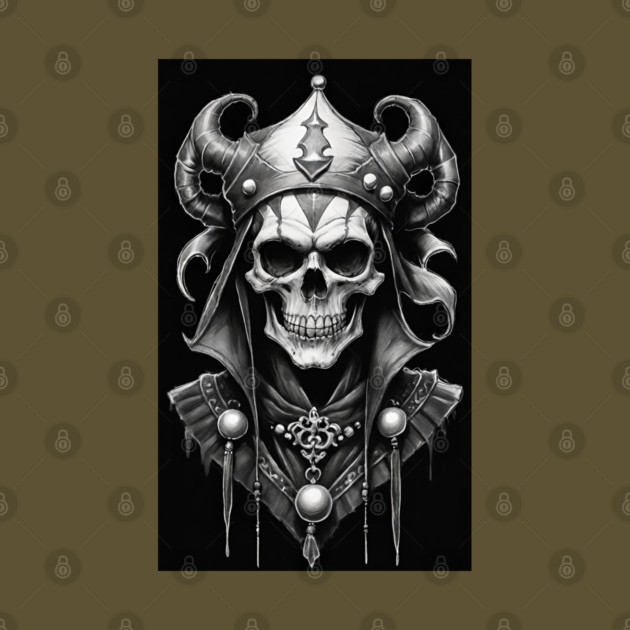 Jester Skull 3 by Grave Digs