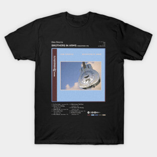 Dire Straits - Brothers In Arms Tracklist Album T-Shirt
