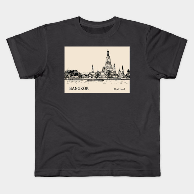 Bangkok Thailand Kids T-Shirt by Lakeric
