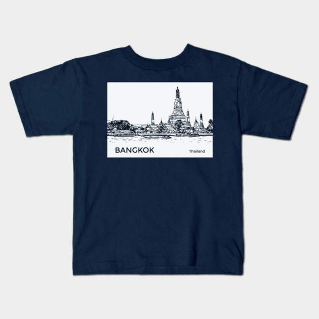 Bangkok Thailand Kids T-Shirt by Lakeric