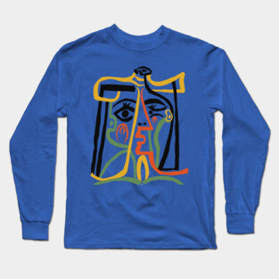 Picasso - Woman's head #2 Long Sleeve T-Shirt
