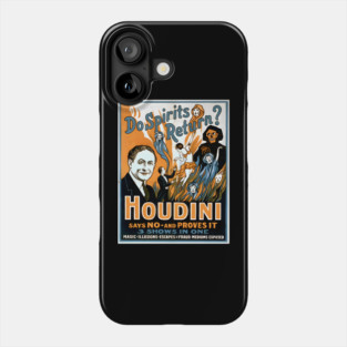 Vintage Magic Houdini Poster Stage Magician Phone Case