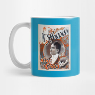Vintage Magic Houdini Poster Stage Magician Mug