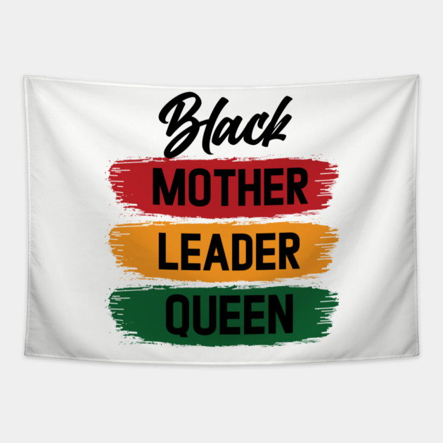 Black Mother Leader Queen Tapestry by UrbanLifeApparel