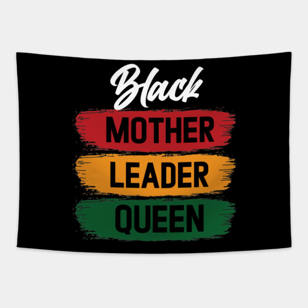 Black Mother Leader Queen Tapestry by UrbanLifeApparel