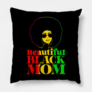 Beautiful Balck Mom Pillow
