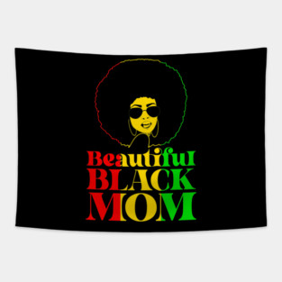 Beautiful Balck Mom Tapestry