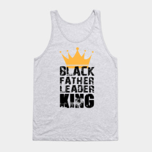 Black Father Leader King Tank Top