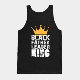 Black Father Leader King Tank Top