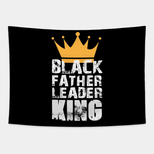 Black Father Leader King Tapestry by UrbanLifeApparel