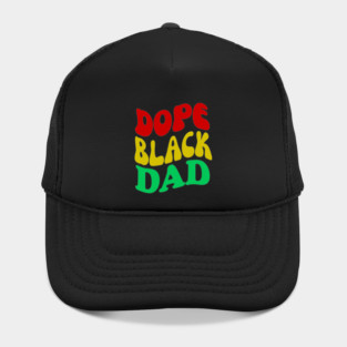 Dope Black Dad Pan African Colors Hat