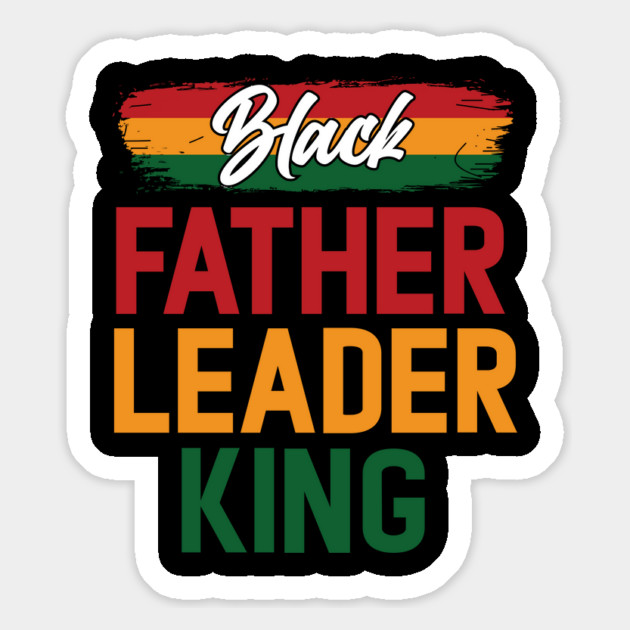 Black Father Leader King Pan African Colors Magnet by UrbanLifeApparel