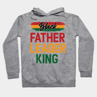 Black Father Leader King Pan African Colors Hoodie