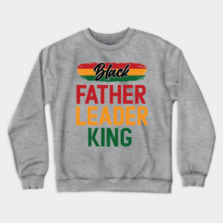 Black Father Leader King Pan African Colors Crewneck Sweatshirt