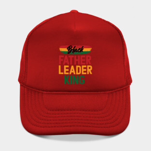 Black Father Leader King Pan African Colors Hat