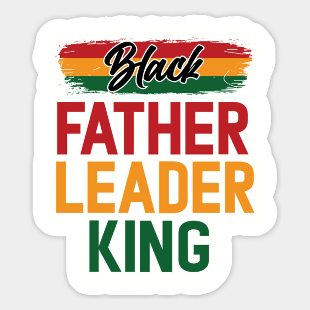 Black Father Leader King Pan African Colors Magnet by UrbanLifeApparel