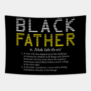 Black Father Definition Tapestry