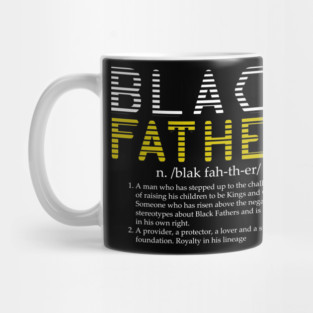 Black Father Definition Mug
