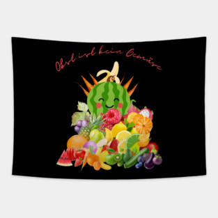 Fruit is not a vegetable - live sustainably with fruit and vegetables Tapestry
