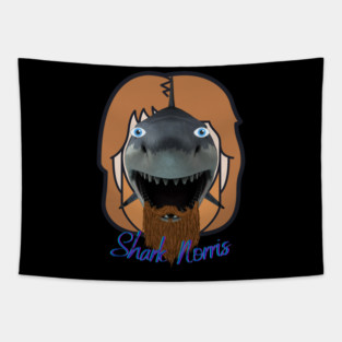 Shark Norris funny visualization Tapestry