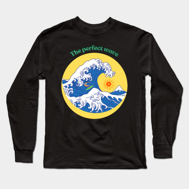 The perfect wave Long Sleeve T-Shirt by SG-Nogalte