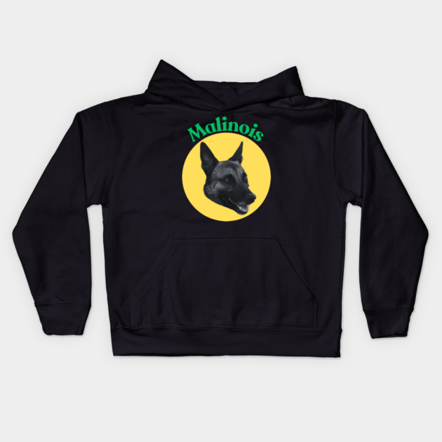 Malinois - Belgian Shepherd Dog Kids Hoodie by SG-Nogalte
