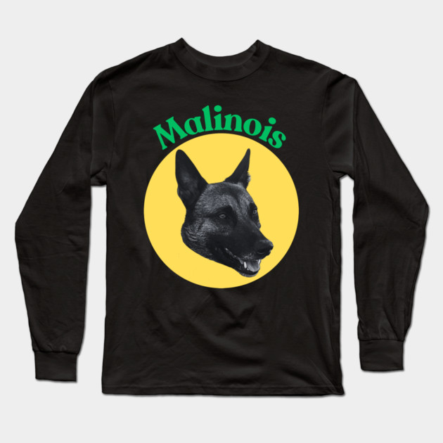 Malinois - Belgian Shepherd Dog Long Sleeve T-Shirt by SG-Nogalte