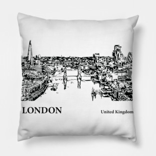 London United Kingdom Pillow