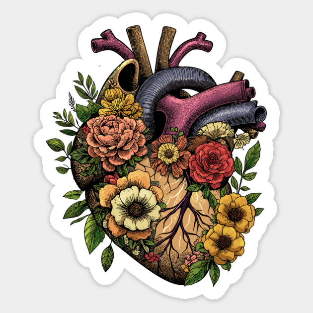 Bloomin' Heart Magnet by GoshWow®