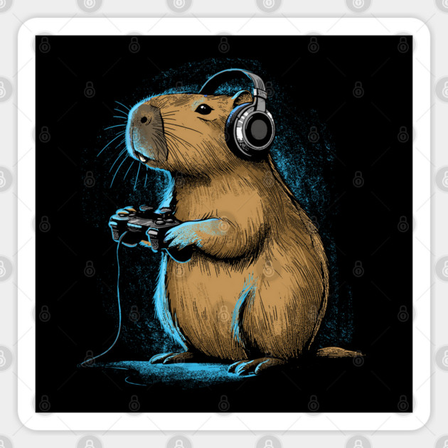 Capy-Gamer Sticker by GoshWow®