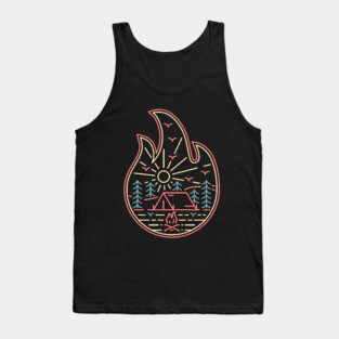 Camp Fire Tank Top