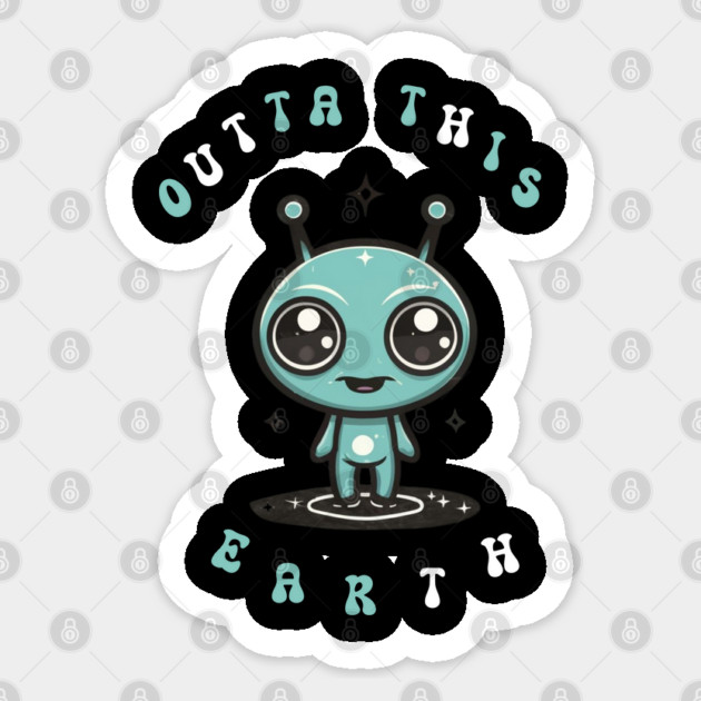 Outta This World Sticker by TurnEffect