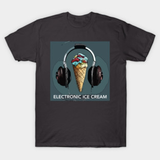 Electronic Ice Cream logo (gray background) T-Shirt