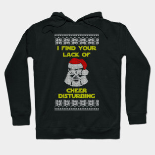 Lack of Cheer - Ugly Christmas Sweater Hoodie